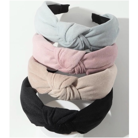 Corduroy Knot Headband - Picture 1 of 4